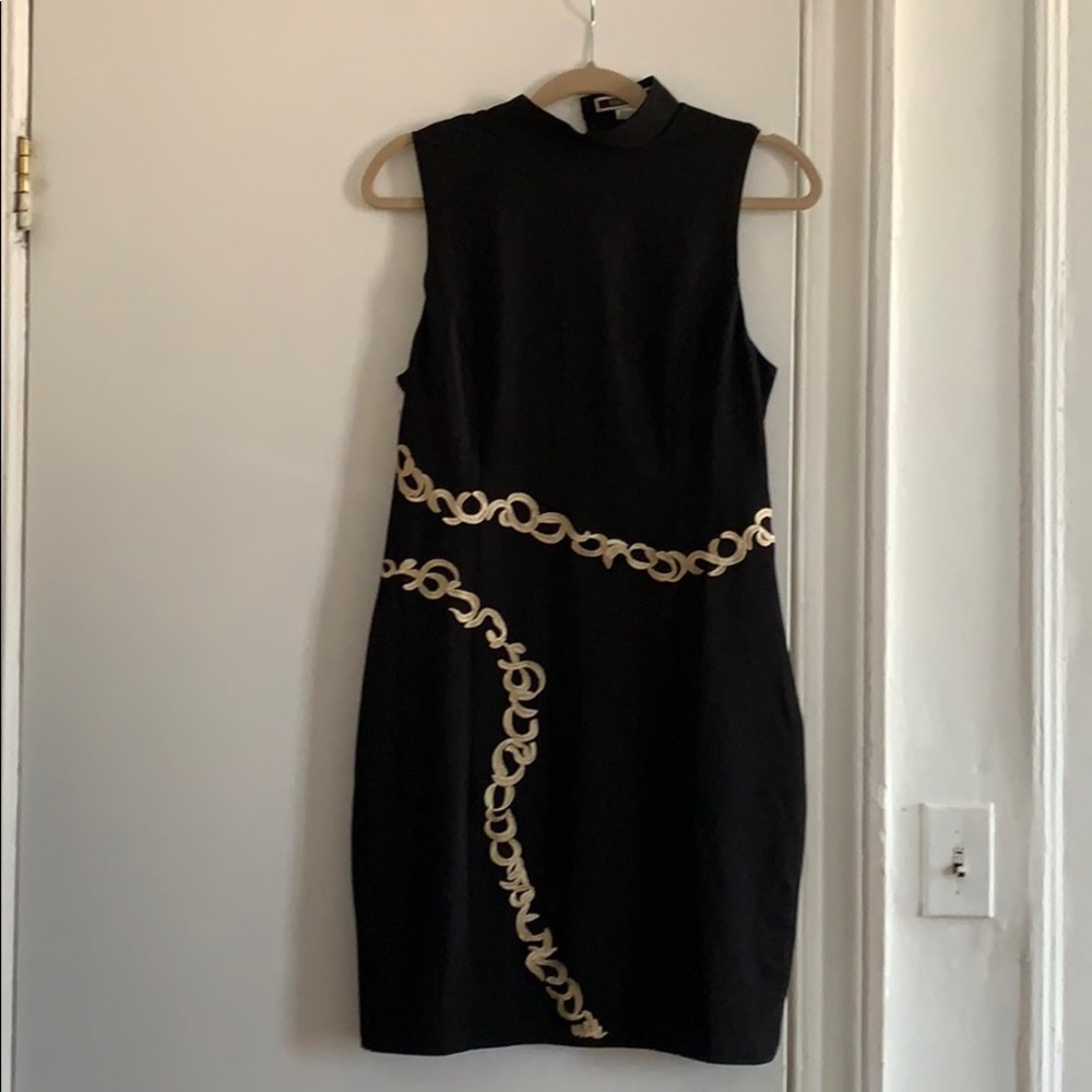 Black dress.
